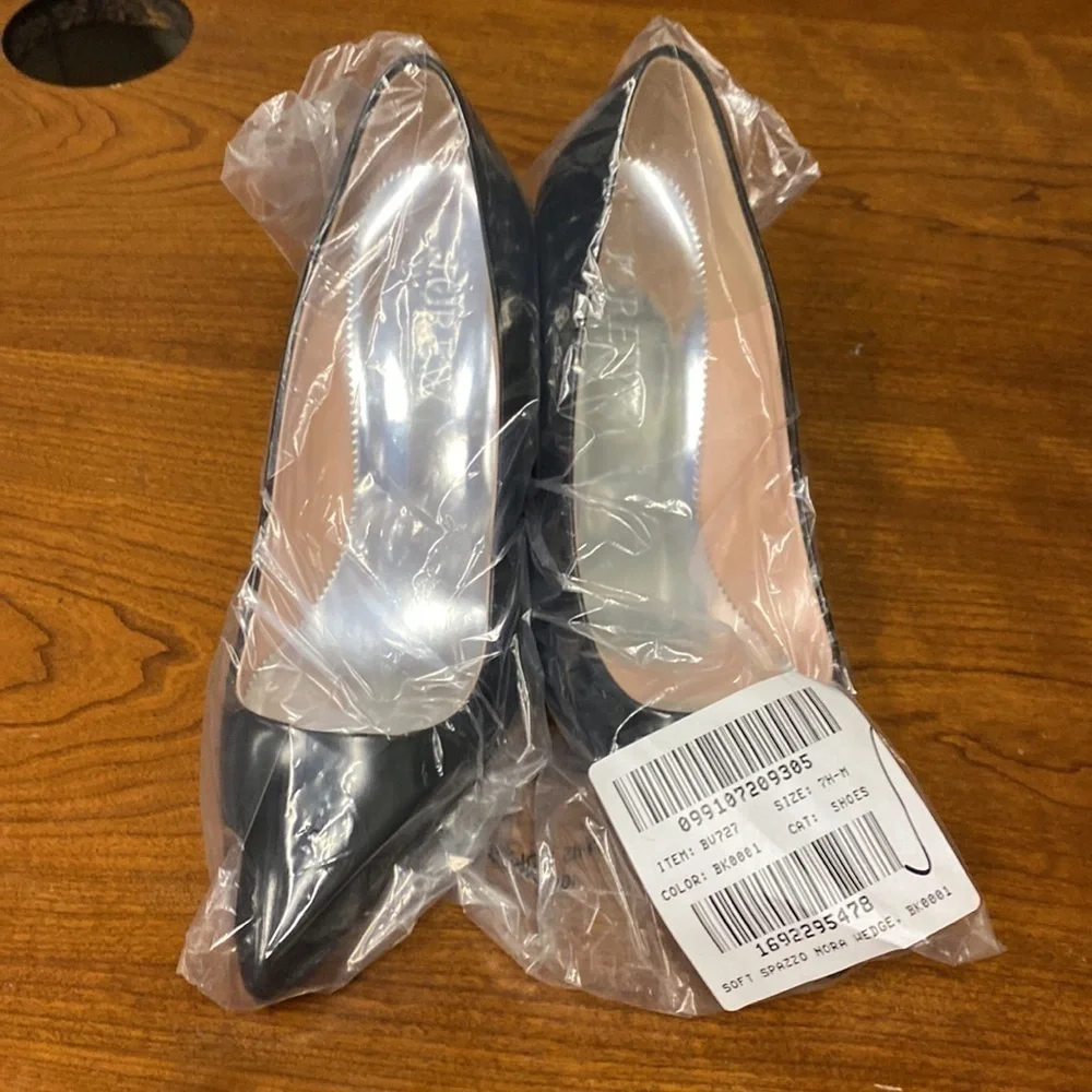 J Crew Collection wedge pumps in Italian spazzolato leather BV727